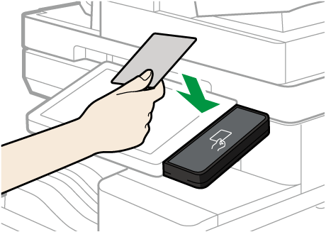 カードリーダーのイラスト