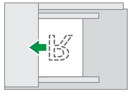 原稿のセット方向のイメージイラスト