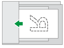 原稿のセット方向のイメージイラスト