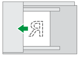 原稿のセット方向のイメージイラスト