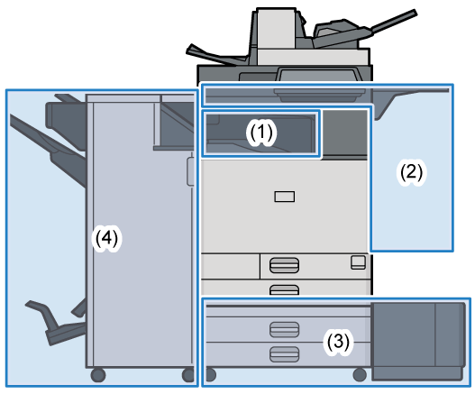 外部に取り付けるオプションのイメージイラスト