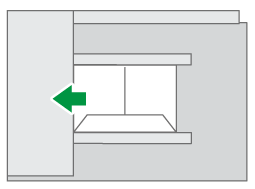 コピー機能を使用するときのセット方法のイメージイラスト