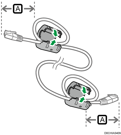 LANケーブルのイラスト