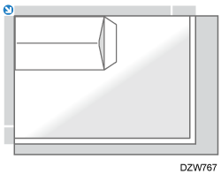 コピー機能を使用するときのセット方法のイメージイラスト