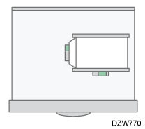 コピー機能を使用するときのセット方法のイメージイラスト