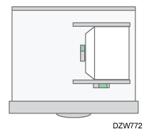 コピー機能を使用するときのセット方法のイメージイラスト