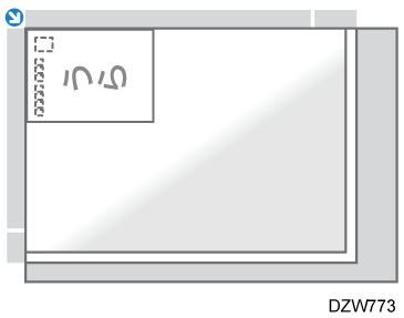 コピー機能を使用するときのセット方法のイメージイラスト