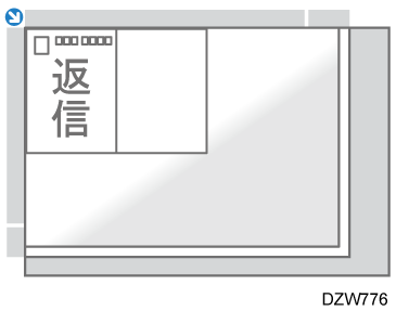 コピー機能を使用するときのセット方法のイメージイラスト