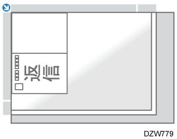 コピー機能を使用するときのセット方法のイメージイラスト