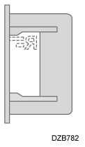 用紙のセット方法のイメージイラスト