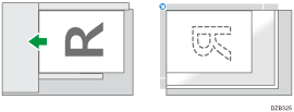 送信原稿のセット方向のイメージイラスト