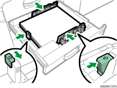 給紙トレイのイラスト