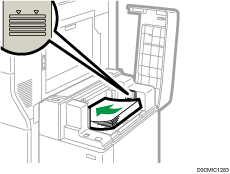 大量給紙トレイのイラスト