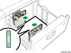 ワイド大量給紙トレイのイラスト