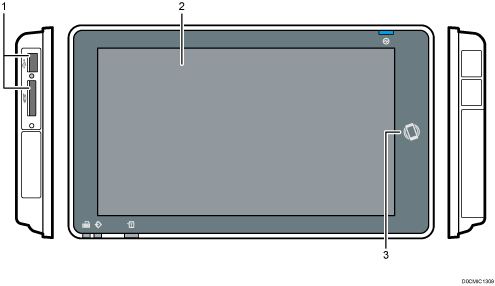 操作部の名称とはたらき 使用説明書 Ricoh Im C8000 Ricoh Im C6500