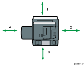 移動後の設置条件 使用説明書 Ricoh Im C8000 Ricoh Im C6500