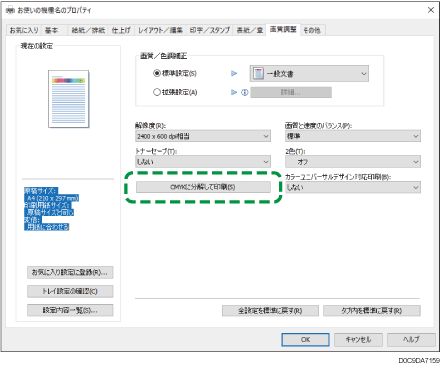 ドライバー画面のイラスト