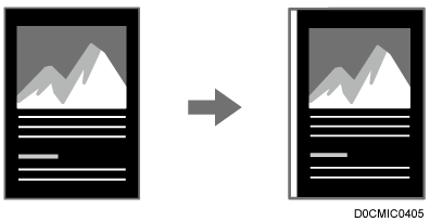 3辺枠なしのイメージイラスト
