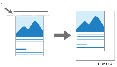 原稿とじしろのイメージイラスト