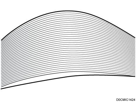 用紙のほぐしかたのイラスト