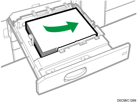 給紙トレイのイラスト