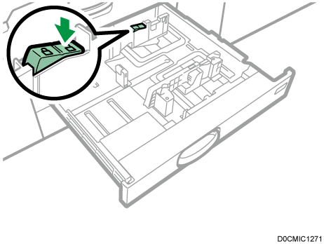 給紙トレイのイラスト