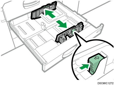 給紙トレイのイラスト