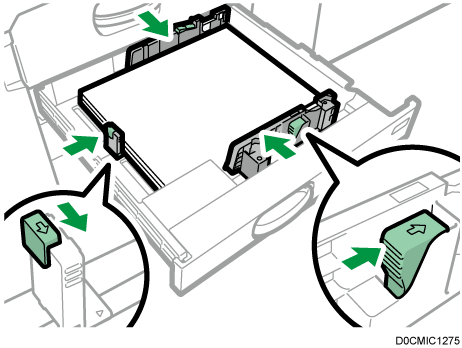 給紙トレイのイラスト