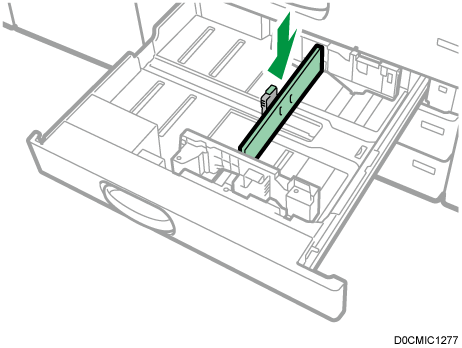 給紙トレイのイラスト