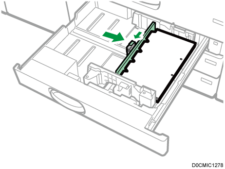 給紙トレイのイラスト