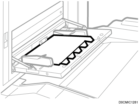 手差しトレイのイラスト