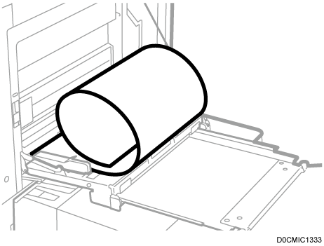 長尺給紙ガイドのイラスト