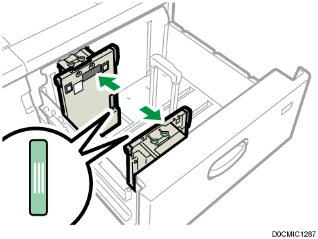 A3大量給紙トレイのイラスト