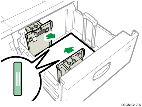 A3大量給紙トレイのイラスト