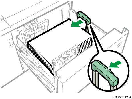 A3大量給紙トレイのイラスト