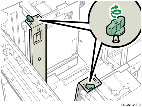 A3大量給紙トレイのイラスト