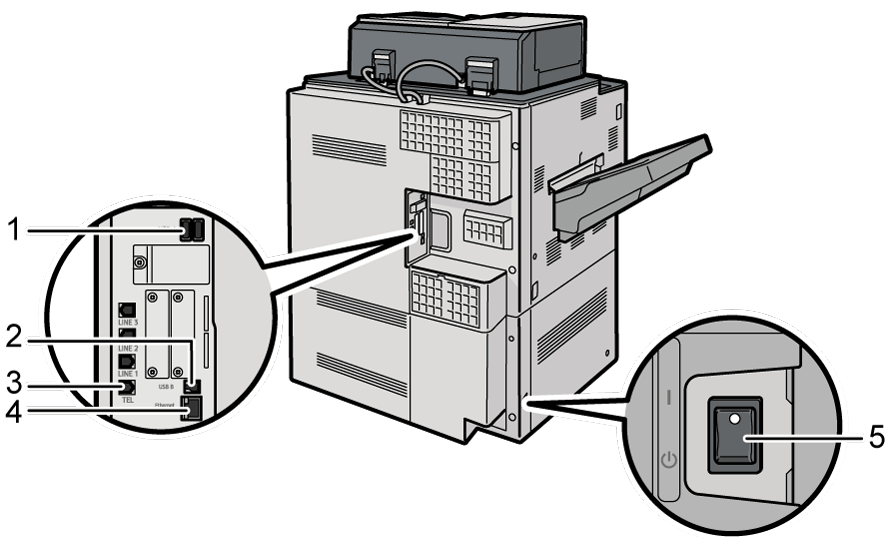 本体全体のイラスト 説明番号つき