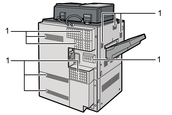 本体全体のイラスト 説明番号つき