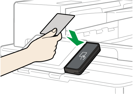 カードリーダーのイラスト