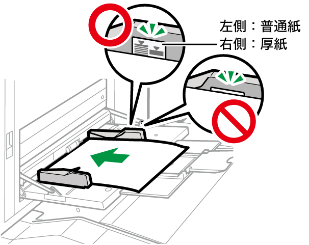 手差しトレイのイラスト