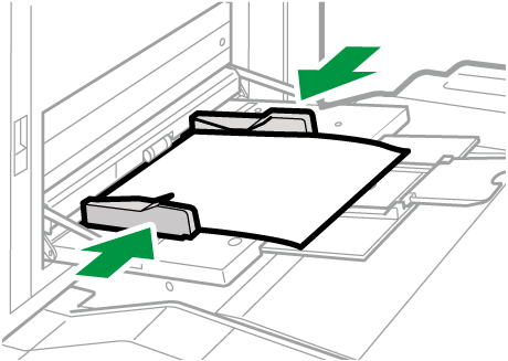 手差しトレイのイラスト