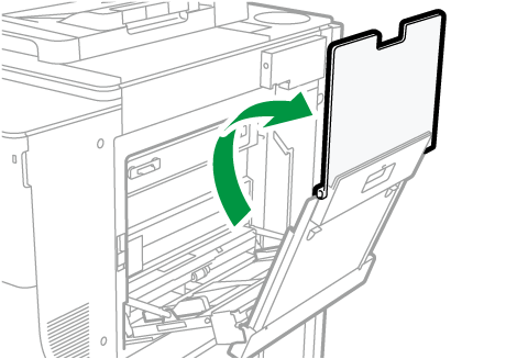 長尺給紙ガイドのイラスト