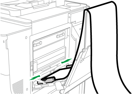長尺給紙ガイドのイラスト