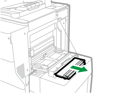 長尺給紙ガイドのイラスト