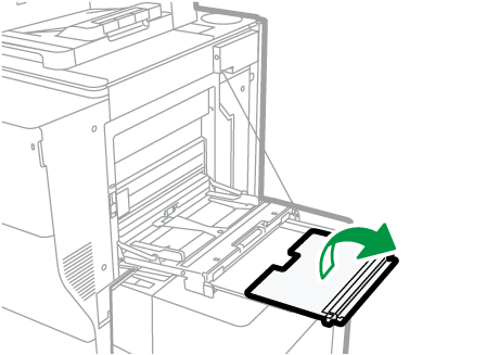 長尺給紙ガイドのイラスト