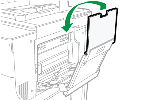 長尺給紙ガイドのイラスト