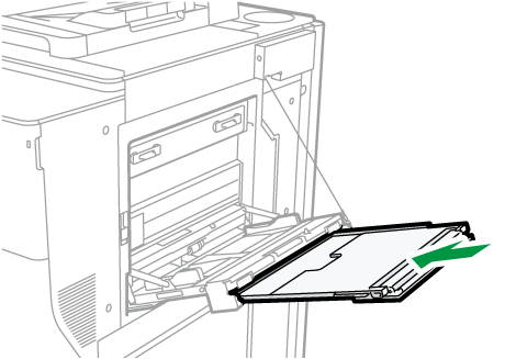 長尺給紙ガイドのイラスト