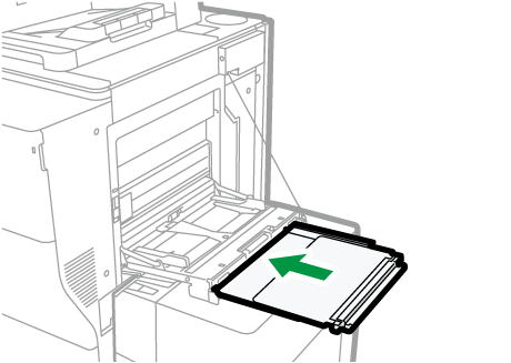 長尺給紙ガイドのイラスト