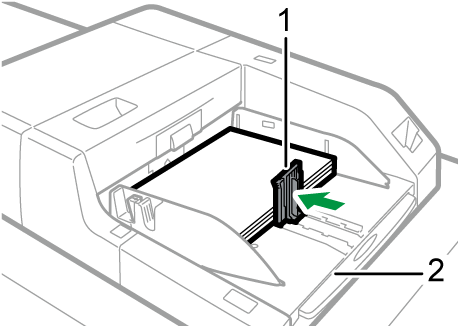 トレイAのイラスト 説明番号つき