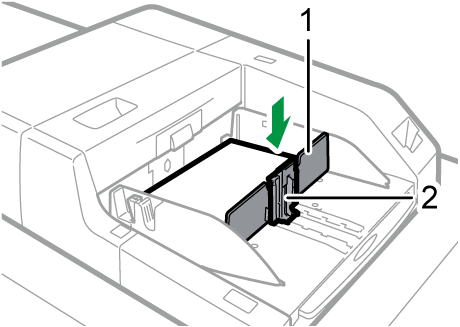 トレイAのイラスト 説明番号つき